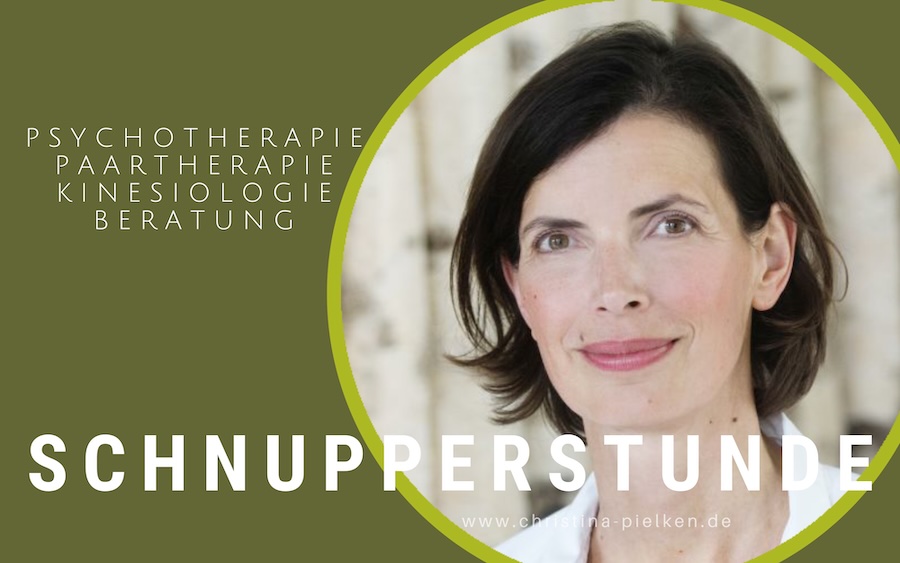 Schnupperstunde als Ersttermin in der Psychotherapie- und Paartherapie-Praxis Pielken München